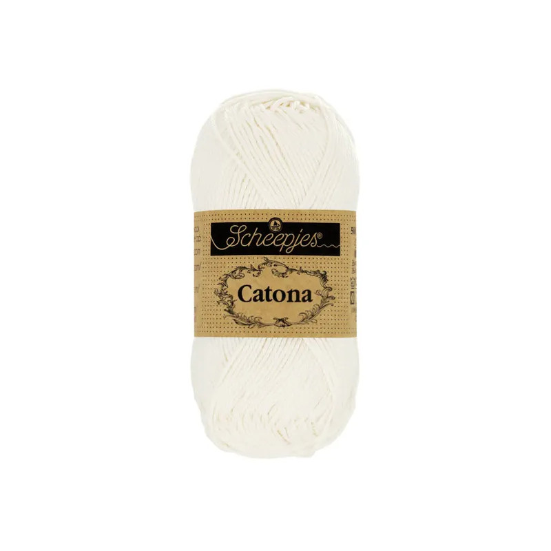 Scheepjes Catona 50g - blanc mariée (105) Scheepjes Catona 50g - blanc mariée (105)