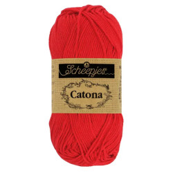 Scheepjes Catona 50g - rouge vif (115)