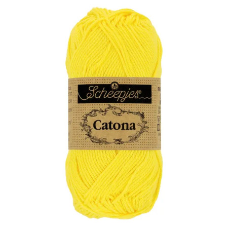 Scheepjes Catona 50g - jaune citron (280)