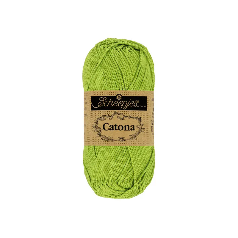 Scheepjes Catona 50g - vert kiwi (205) Scheepjes Catona 50g - vert kiwi (205)
