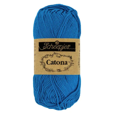 Scheepjes Catona 50g - bleu électrique (201)