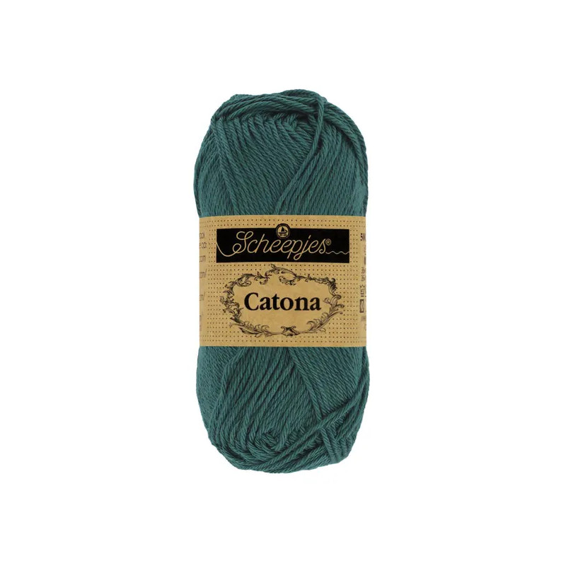 Scheepjes Catona 50g - bleu canard foncé (244) Scheepjes Catona 50g - bleu canard foncé (244)