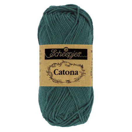 Scheepjes Catona 50g - bleu canard foncé (244)