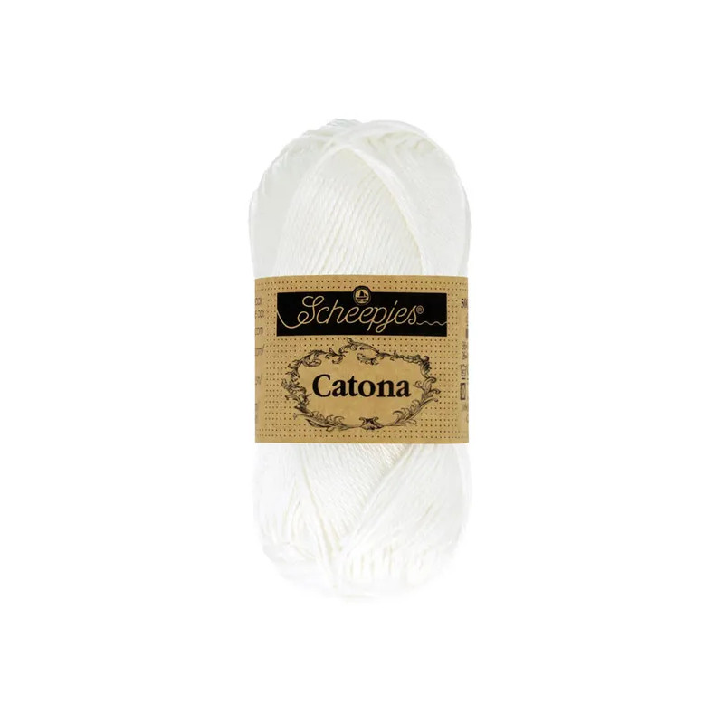 Scheepjes Catona 50g - blanc neige (106) Scheepjes Catona 50g - blanc neige (106)