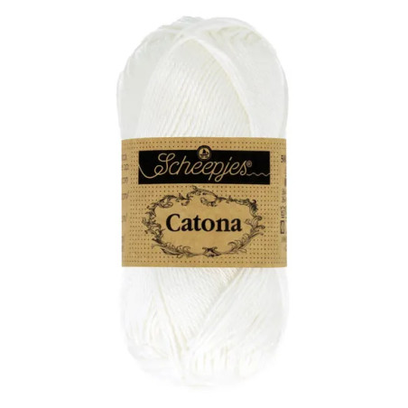 Scheepjes Catona 50g - blanc neige (106)
