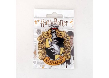 Hufflepuff Harry Potter embroidered iron-on badge