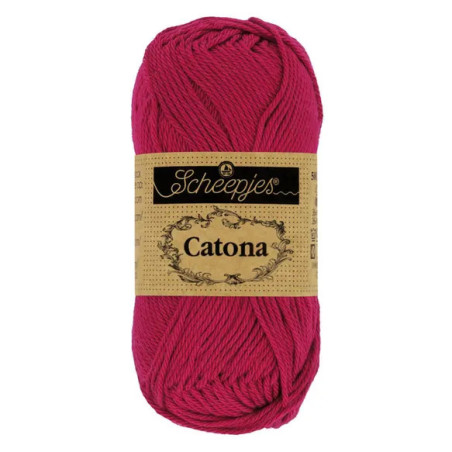 Scheepjes Catona 50g - rouge écarlate (192)