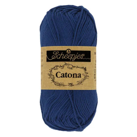 Scheepjes Catona 50g - bleu minuit (527)
