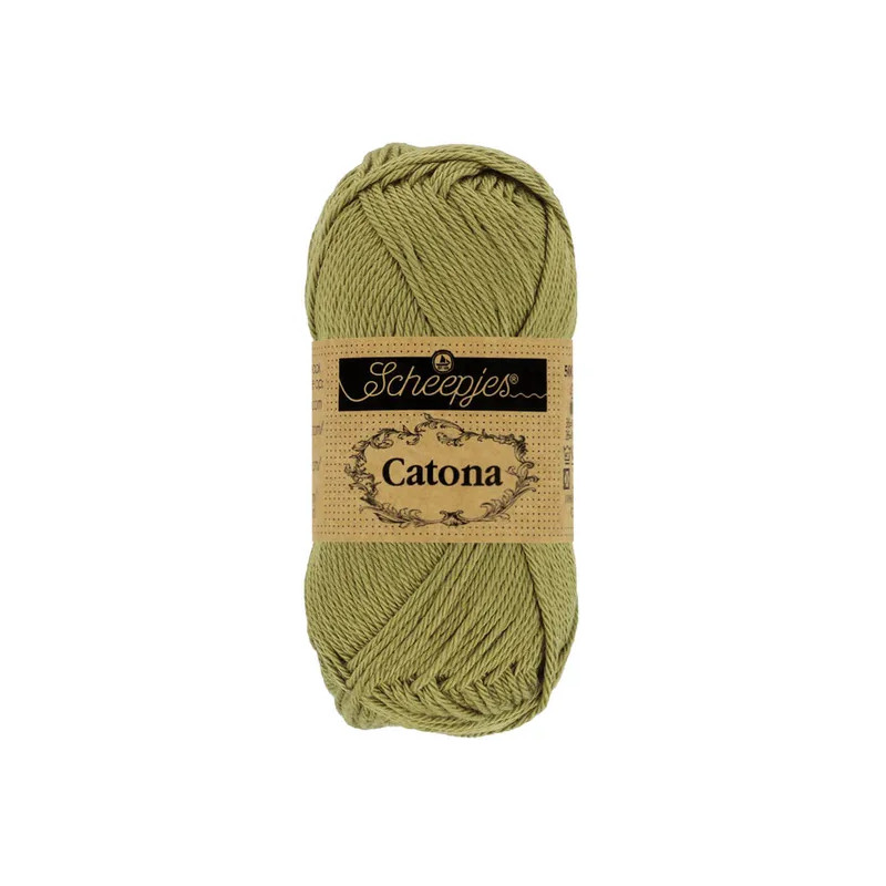Scheepjes Catona 50g - vert saule (395) Scheepjes Catona 50g - vert saule (395)