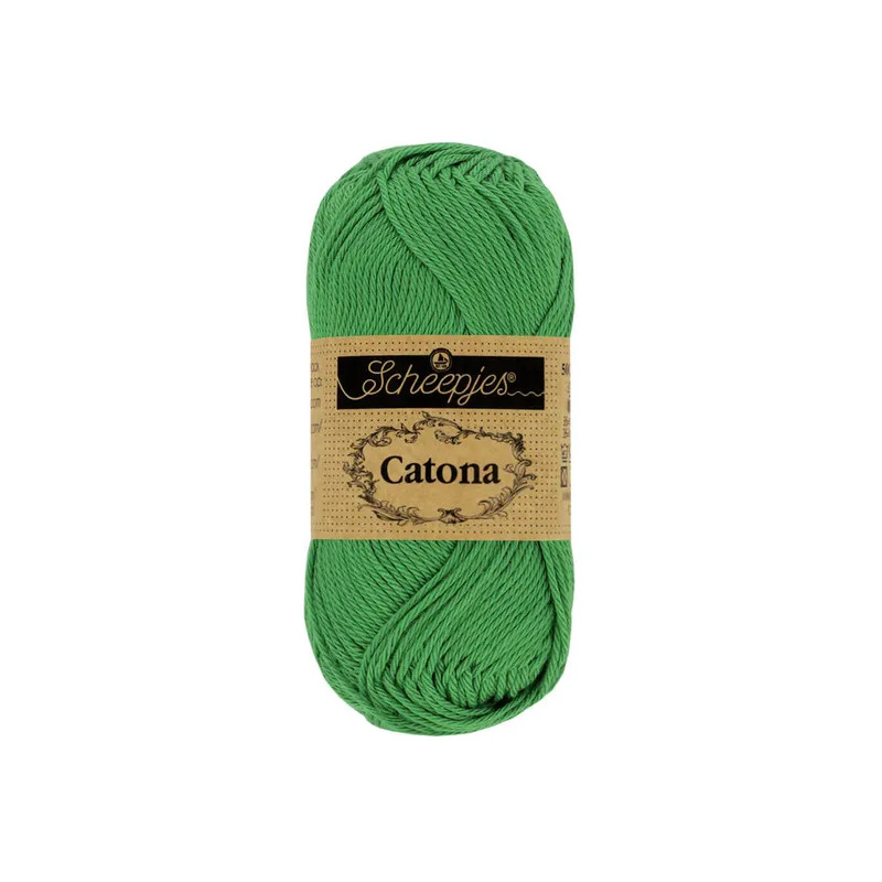 Scheepjes Catona 50g - vert émeraude (515) Scheepjes Catona 50g - vert émeraude (515)