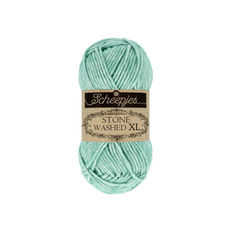 Scheepjes Stone Washed XL 50g - vert d'eau (868) Scheepjes Stone Washed XL 50g - vert d'eau (868)