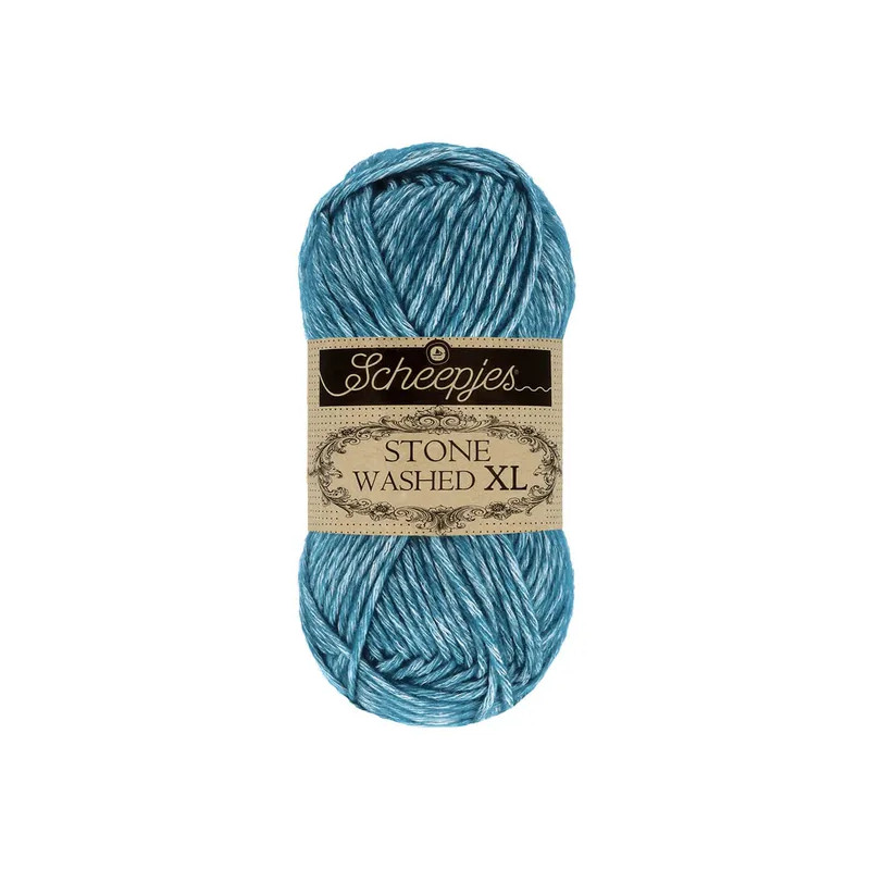 Scheepjes Stone Washed XL 50g - bleu pétrole (845) Scheepjes Stone Washed XL 50g - bleu pétrole (845)