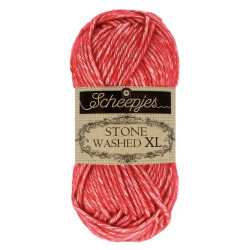 Scheepjes Stone Washed XL 50g - rouge vif (863)