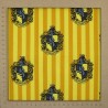 Hufflepuff fabric with yellow stripes - cotton