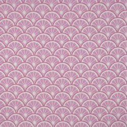 Pink lemon patterns fabric - cotton