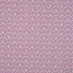 Pink oranges patterns fabric - cotton