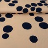 Viscose fabric About a dot Rose color