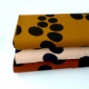 Viscose twill fabric About a dot Sienna color