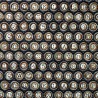 Retro typewriter keys fabric - cotton