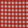 Jersey gingham red and white fabric