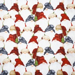 Dwarves winter fabric - cotton