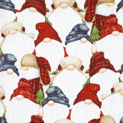 Dwarves winter fabric - cotton