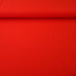 Red jersey fabric sold by the meter with a 80% elasticity