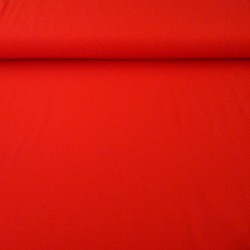 Tissu jersey rouge vif uni élasticité 80%