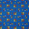 Rubik's Cube fabric for pouches bags or shirts sewing