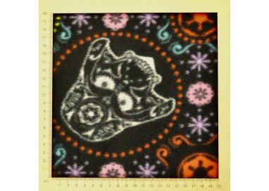 Black Star Wars fleece fabric