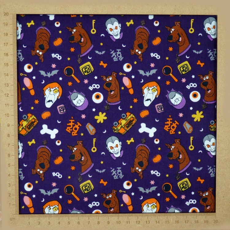 Halloween Scooby-Doo fabric- cotton