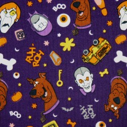 Halloween Scooby-Doo fabric- cotton