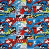 Retro Superman comic fabric