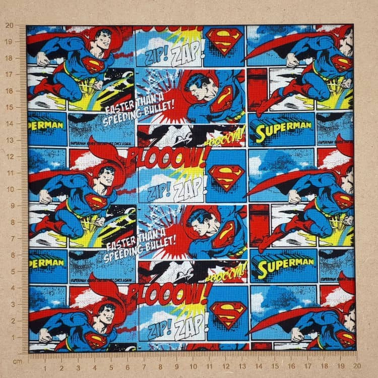 Tissu bande dessinée Superman