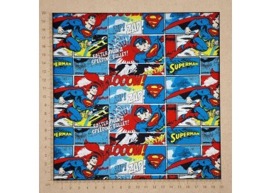 Retro Superman comic fabric