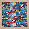 Retro Superman comic fabric