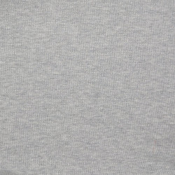 Mottled grey ribbed cotton jersey 2x2