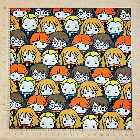 Kawaii Harry Potter fabric - cotton