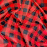 Flanelle de coton à carreaux